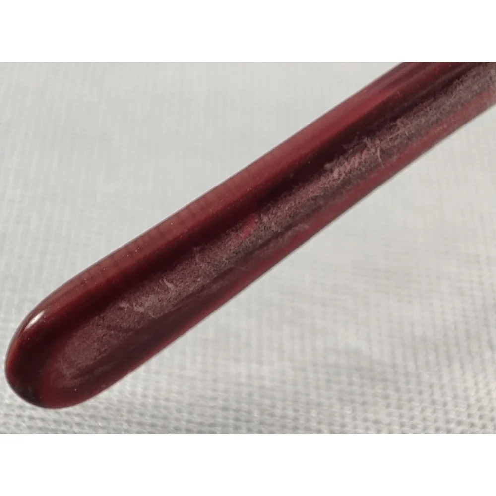 Vera Wang Ronce BU Burgundy Crystal Embellished Eyeglass Frames 54-16-137 + Case